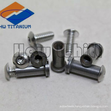 titanium female threaded screw